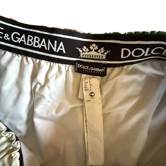 Dolce & Gabbana Floral Print Mid-Length Men’s Swim Shorts US Size S - Picture 13 of 16